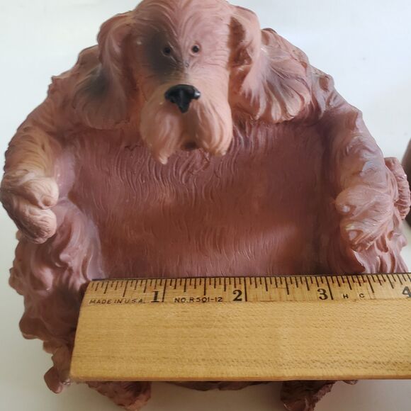 3D Dog Shaped Picture Photo Frame Holders Doggie Resin Figurines Cocker Spaniel - Picture 11 of 15